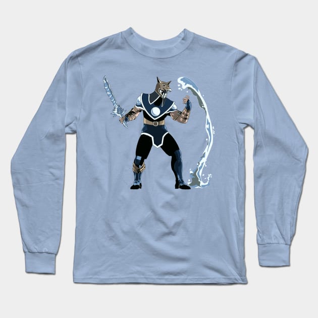 Mortal Kombat’s Water Bender Long Sleeve T-Shirt by Garner Brothers